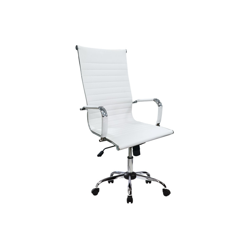 Silla de oficina equip 651017 blanca ergonomica respaldo alto Silla de oficina equip 651017 blanca ergonomica respaldo alto