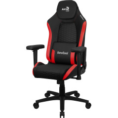 Aerocool CROWNBR sedia per videogioco Sedia per gaming universale Seduta imbottita Nero, Rosso