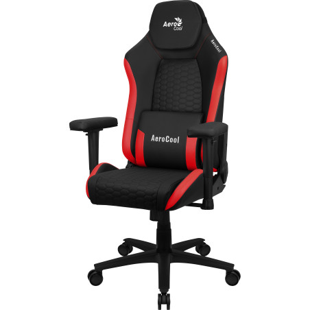 Aerocool CROWNBR video game chair Universal gaming chair Padded seat Black, Red