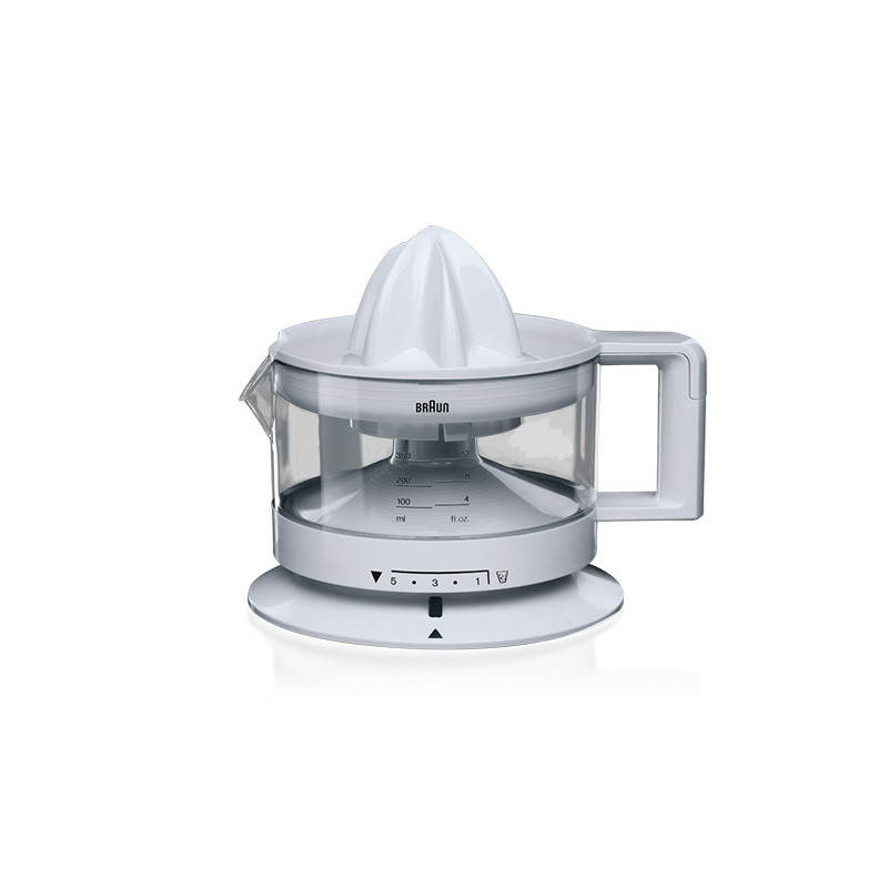 Braun TributeCollection CJ 3000 electric citrus press 0.35 L 20 W Transparent, White Braun TributeCollection CJ 3000 electric citrus press 0.35 L 20 W Transparent, White