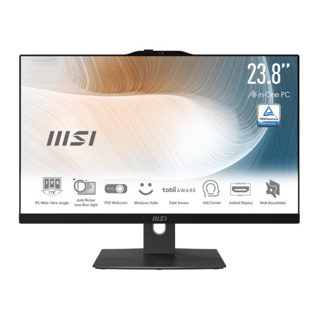 MSI Modern AM242P 12M Intel® Core™ i5 i5-1235U 60,5 cm (23.8") 1920 x 1080 Pixel PC All-in-one 16 GB DDR4-SDRAM 512 GB SSD