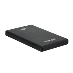 TooQ TQE-2522B contenitore di unità di archiviazione Custodia per Disco Rigido (HDD) Nero 2.5"