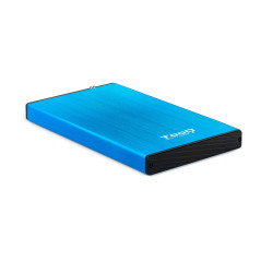 TooQ TQE-2527BL storage drive enclosure HDD enclosure Black, Blue 2.5"