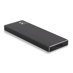 Ewent EW7023 storage drive enclosure SSD enclosure Black M.2