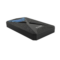 TooQ TQE-2550BL storage drive enclosure HDD SSD enclosure Black 2.5"