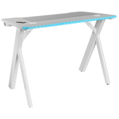 Mars Gaming MGD100RGBW computer desk White