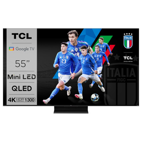 TCL C80 55C805 TV 55" 4K Ultra HD Smart TV Wi-Fi Black 1300 cd m²