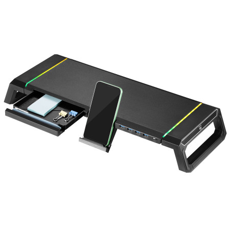 Ewent EW1268 Supporti a parete per TV Scrivania Nero