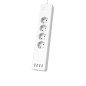 Hama 00176574 power extension 39.4" (1 m) 4 AC outlet(s) Indoor White Hama 00176574 power extension 39.4" (1 m) 4 AC outlet(s) Indoor White