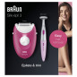 Braun Silk-épil 3 81711457 epilator 20 tweezers Pink, White Braun Silk-épil 3 81711457 epilator 20 tweezers Pink, White