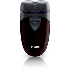 Philips PQ206 18 rasoio elettrico Rotazione Nero, Bordeaux