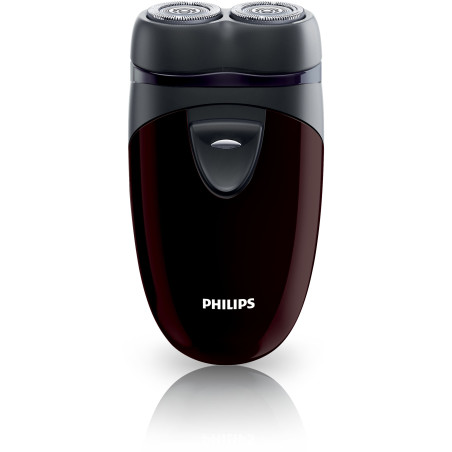 Philips PQ206/18 rasoio elettrico Rotazione Nero, Bordeaux