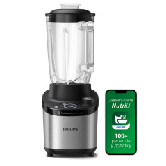 Philips 7000 series HR3760 00 blender Tabletop blender 1500 W Black, Metallic