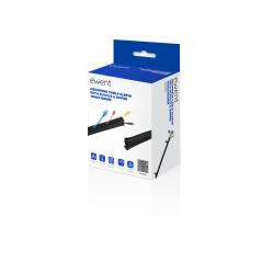 Ewent EW1562 cable organizer Universal Cable sleeve Black 1 pc(s)