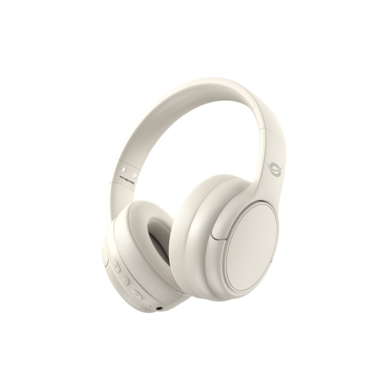 Conceptronic PARRIS03C cuffia e auricolare Con cavo e senza cavo A Padiglione MUSICA Bluetooth Crema Conceptronic PARRIS03C cuffia e auricolare Con cavo e senza cavo A Padiglione MUSICA Bluetooth Crema