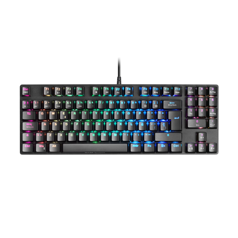 Mars Gaming MKREVOPROBES tastiera USB Spagnolo Nero