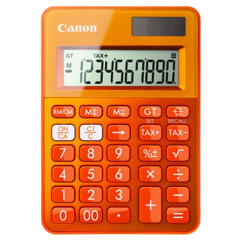 Canon LS-100K calcolatrice Desktop Calcolatrice di base Arancione