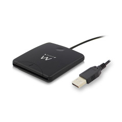 Ewent EW1052 smart card reader USB USB 2.0 Black