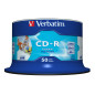 Verbatim CD-R AZO Wide Inkjet Printable no ID 700 MB 52x 50 pc(s)