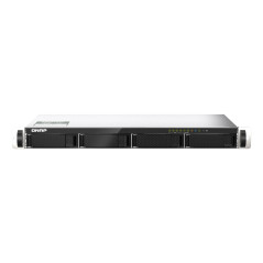 QNAP TS-435XeU NAS Rack (1U) Marvell CN9131 4 GB DDR4 32 TB HDD QNAP QTS Black, Gray