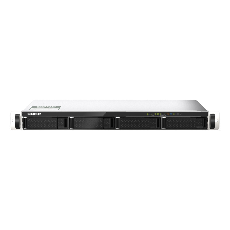 QNAP TS-435XeU NAS Rack (1U) Marvell CN9131 4 GB DDR4 32 TB HDD QNAP QTS Black, Gray