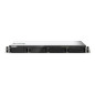 QNAP TS-435XeU NAS Rack (1U) Marvell CN9131 4 GB DDR4 32 TB HDD QNAP QTS Black, Gray