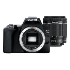 Canon EOS 250D+EF-S 18-55mm Kit fotocamere SLR 24,1 MP CMOS 6000 x 4000 Pixel Nero
