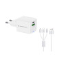 Conceptronic ALTHEA16W mobile device charger Universal White AC Fast charging Indoor Conceptronic ALTHEA16W mobile device charger Universal White AC Fast charging Indoor