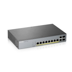 Zyxel GS1350-12HP-EU0101F network switch Managed L2 Gigabit Ethernet (10 100 1000) Power over Ethernet (PoE) Gray