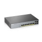 Zyxel GS1350-12HP-EU0101F network switch Managed L2 Gigabit Ethernet (10/100/1000) Power over Ethernet (PoE) Gray