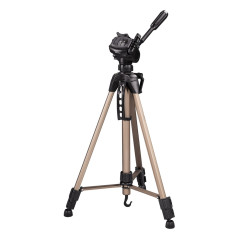 Hama Treppiedi "Star 61", argento (60 - 153 cm), testa 3D con sgancio rapido,gambe in 3 sezioni, borsa per trasporto