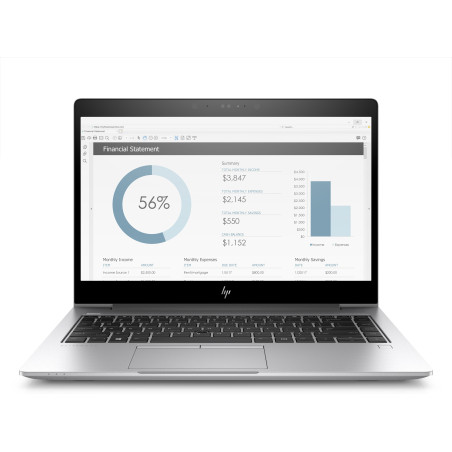 HP EliteBook 840 G5 Refurbished Intel® Core™ i5 Laptop 14" Full HD 8 GB DDR4-SDRAM 256 GB SSD Wi-Fi 5 (802.11ac) Windows 10 Pro