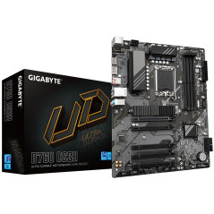GIGABYTE B760 DS3H Scheda Madre - Supporta processori Intel Core 14ª generazione, VRM digitale a 8+2+1 fasi, fino a 7600MHz