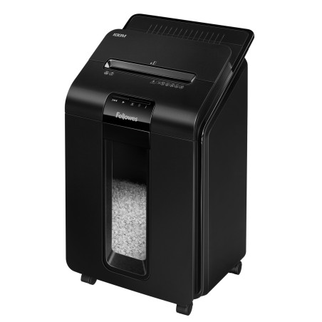 Fellowes AutoMax 100M paper shredder Particle-cut shredding 8.66" (22 cm) Black