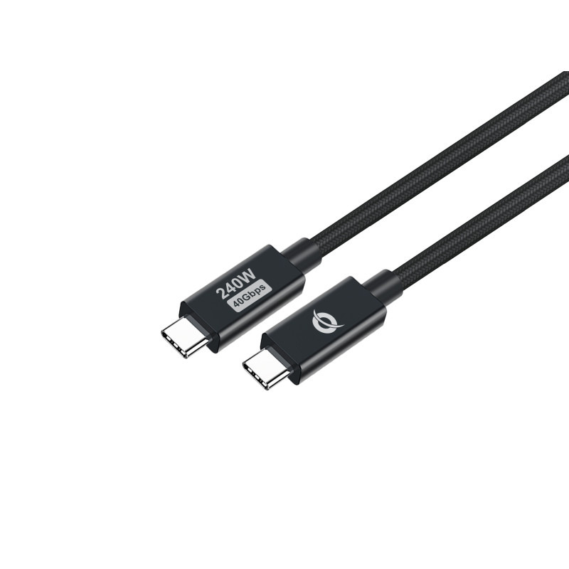 Conceptronic ETTA04B20 USB cable USB4 Gen 3x2 78.7" (2 m) USB C Black Conceptronic ETTA04B20 USB cable USB4 Gen 3x2 78.7" (2 m) USB C Black