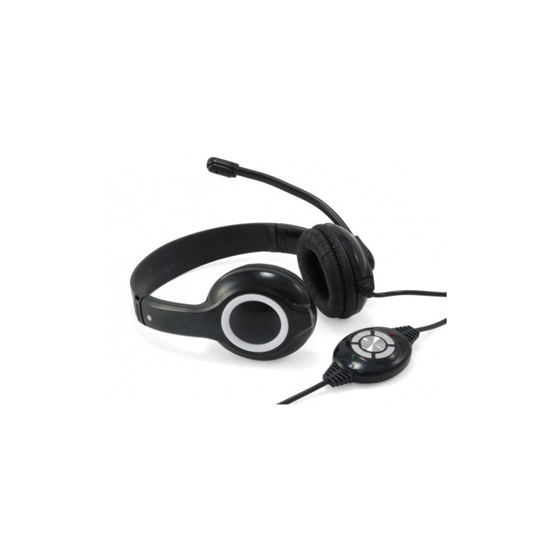 Conceptronic CCHATSTARU2B headphones/headset Wired Head-band Calls/Music USB Type-A Black, Red Conceptronic CCHATSTARU2B headphones/headset Wired Head-band Calls/Music USB Type-A Black, Red
