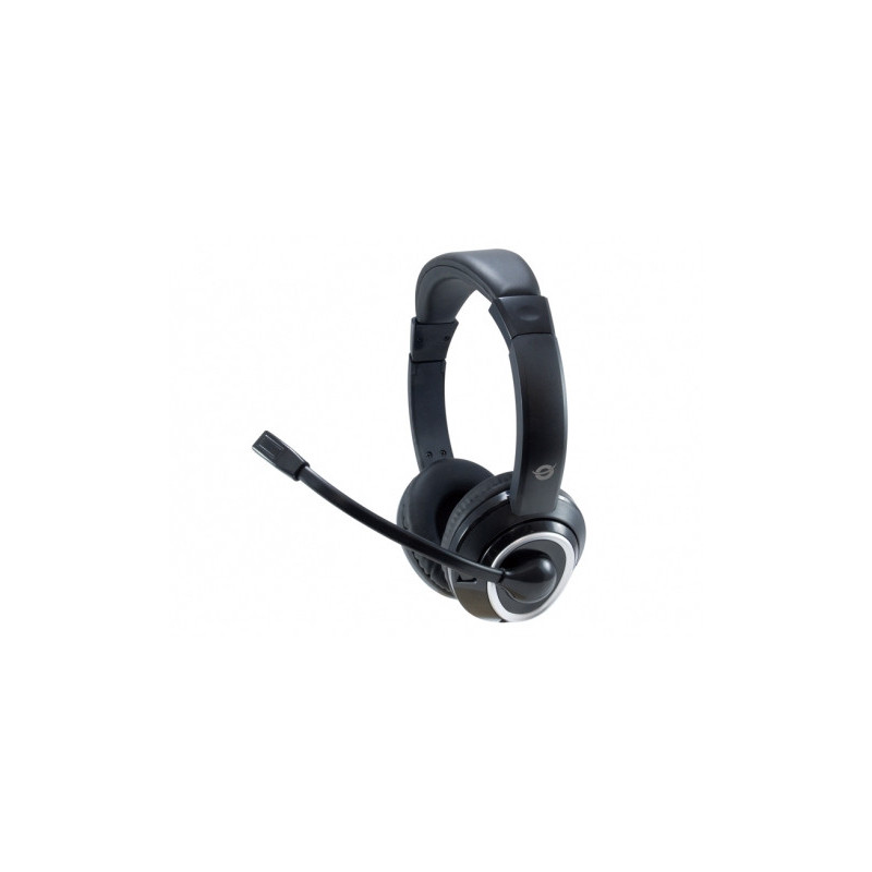 Conceptronic POLONA02B headphones/headset Wired Head-band Gaming Black