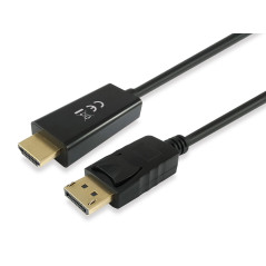 Equip 119391 video cable adapter 118.1" (3 m) DisplayPort HDMI Black