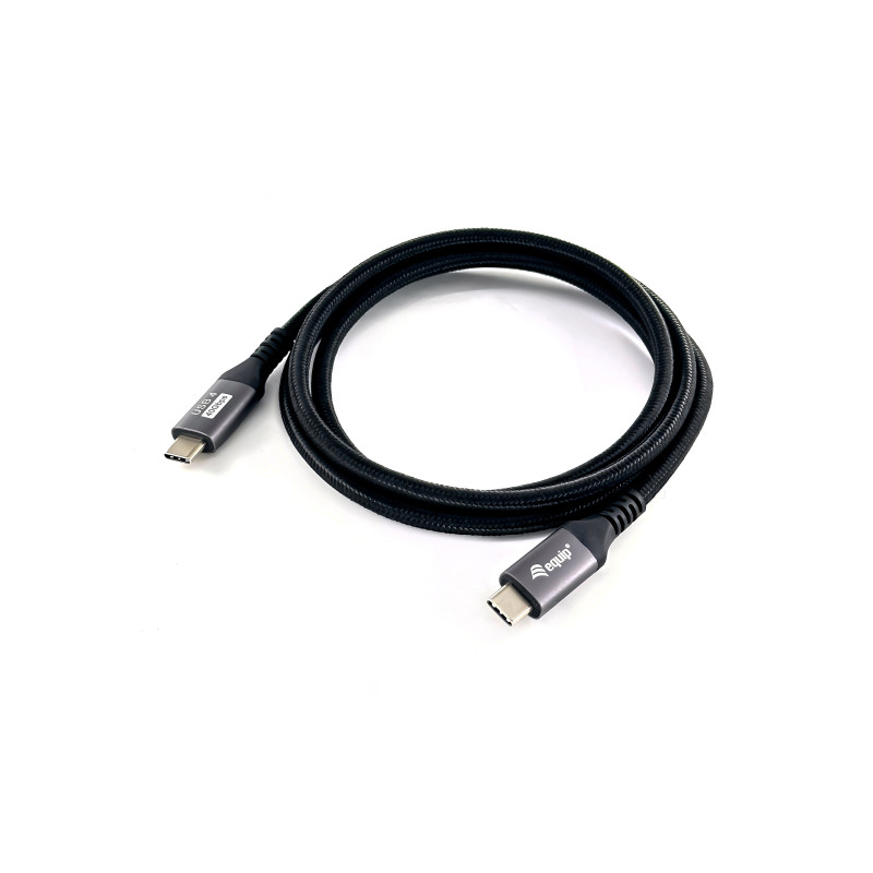 Equip 128381 Cavo USB 4 Gen 3 da C a C, M/M, 1,2 m, PD3.1 240W, 8K/60Hz, 40Gbps, nero Equip 128381 Cavo USB 4 Gen 3 da C a C, M/M, 1,2 m, PD3.1 240W, 8K/60Hz, 40Gbps, nero
