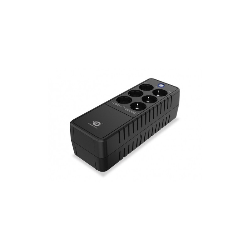 Conceptronic ZEUS05E gruppo di continuità (UPS) Standby (Offline) 0,65 kVA 360 W 6 presa(e) AC Conceptronic ZEUS05E gruppo di continuità (UPS) Standby (Offline) 0,65 kVA 360 W 6 presa(e) AC