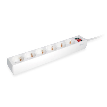 Equip 245552 prolunghe e multiple 1,5 m 6 presa(e) AC Interno Bianco