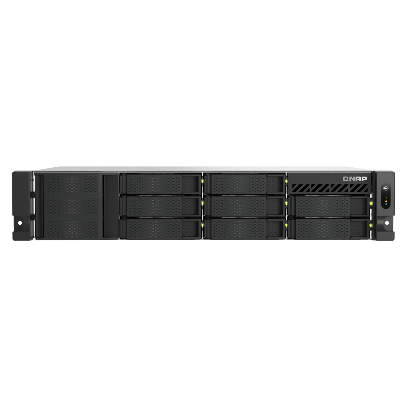 QNAP TS-855EU-RP NAS Armadio (2U) Intel Atom® C5125 8 GB DDR4 0 TB QuTS hero Nero QNAP TS-855EU-RP NAS Armadio (2U) Intel Atom® C5125 8 GB DDR4 0 TB QuTS hero Nero
