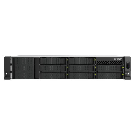 QNAP TS-855EU-RP NAS Rack (2U) Intel Atom® C5125 8 GB DDR4 0 TB QuTS hero Black