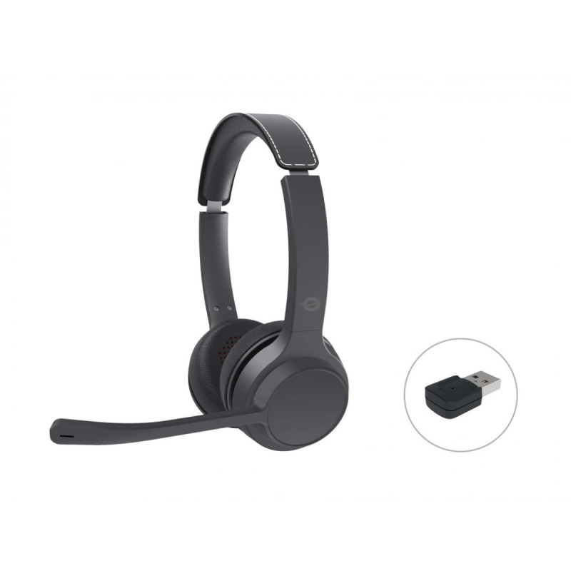 Conceptronic POLONA04BA headphones/headset Wired & Wireless Head-band Calls/Music USB Type-C Bluetooth Black Conceptronic POLONA04BA headphones/headset Wired & Wireless Head-band Calls/Music USB Type-C Bluetooth Black