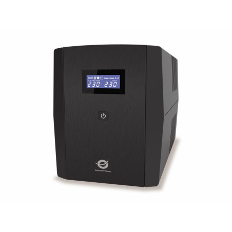 Conceptronic ZEUS08E uninterruptible power supply (UPS) Line-Interactive 1.5 kVA 900 W 6 AC outlet(s)