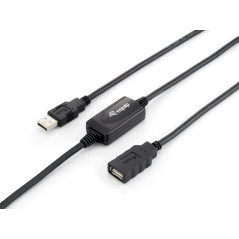 Equip 133310 USB cable USB 2.0 393.7" (10 m) USB A Black