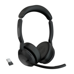 Jabra 25599-999-999 headphones headset Wireless Head-band Office Call center Bluetooth Charging stand Black