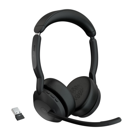 Jabra 25599-999-999 headphones/headset Wireless Head-band Office/Call center Bluetooth Charging stand Black