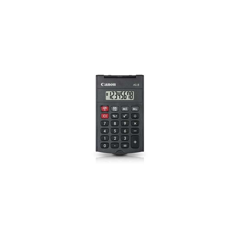 Canon AS-8 calculator Pocket Display Gray Canon AS-8 calculator Pocket Display Gray