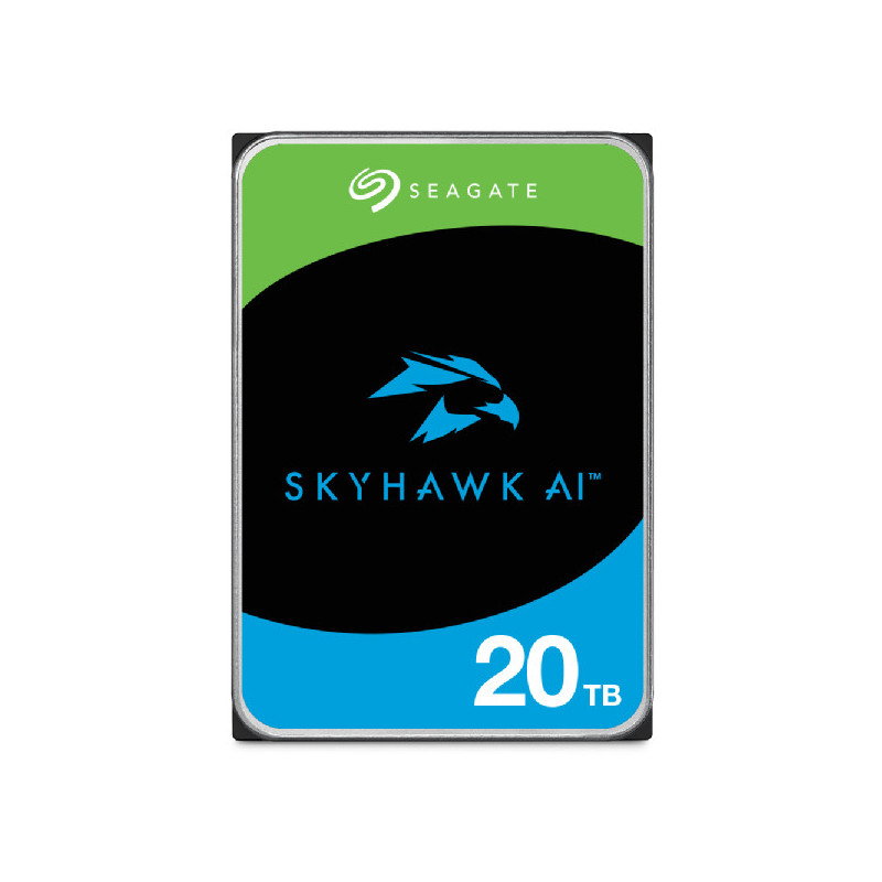 Seagate SkyHawk AI internal hard drive 20 TB 7200 RPM 512 MB 3.5" Serial ATA III Seagate SkyHawk AI internal hard drive 20 TB 7200 RPM 512 MB 3.5" Serial ATA III